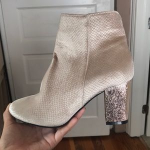 Velvet Blush Booties